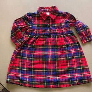Girls Plaid Shirt Dress by Gap